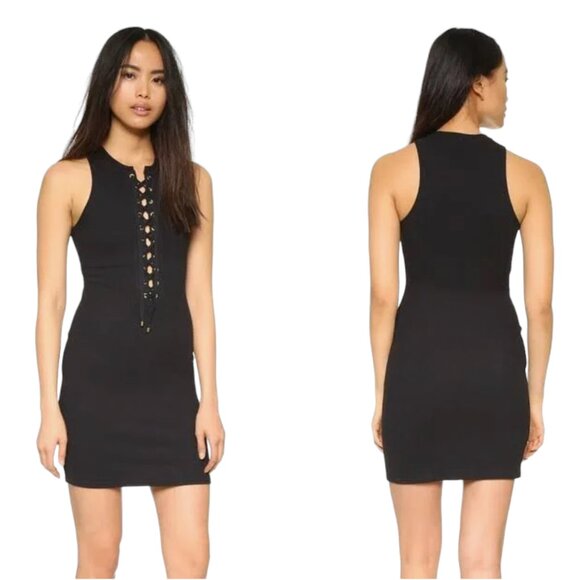Derek Lam Tank Style Mini Dress, Black S - Picture 8 of 8